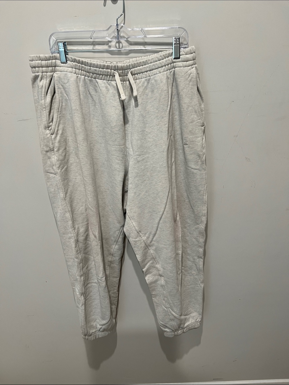 Light Gray Drawstring Jogger Pants